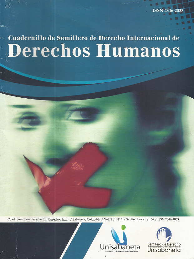 Cuadernillo de Semillero de Derecho Internacional de Derechos Humanos